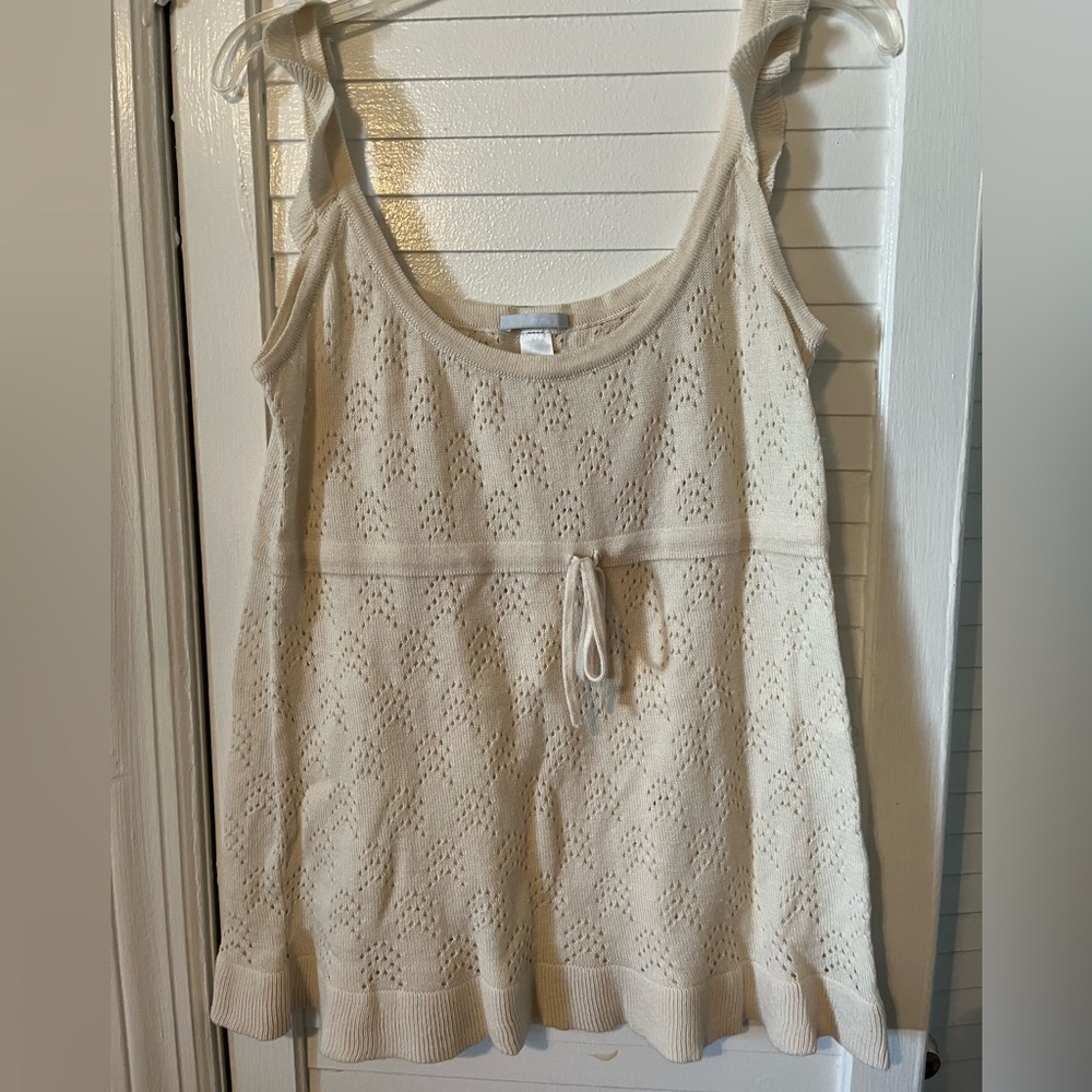 Eberyjey cream tank top